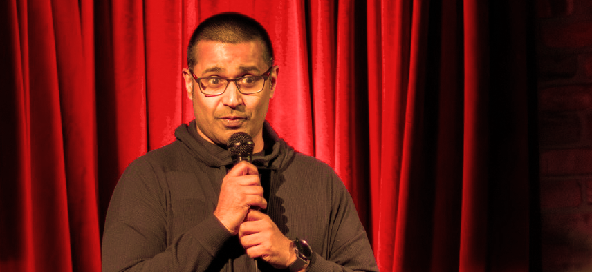 Mustafa Saed on stage